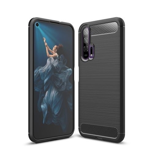 Tech-Flex TPU Deksel Carbon Honor 20 Pro svart
