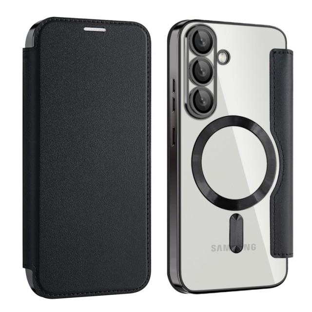 Tech-Flex Flip deksel Samsung Galaxy S25 5G MagSafe Svart