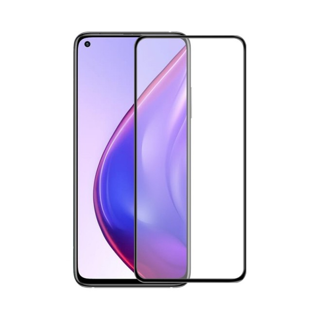 Herdet Glass skjermbeskytter heldekkende Xiaomi Mi 10T/10T Pro svart kant