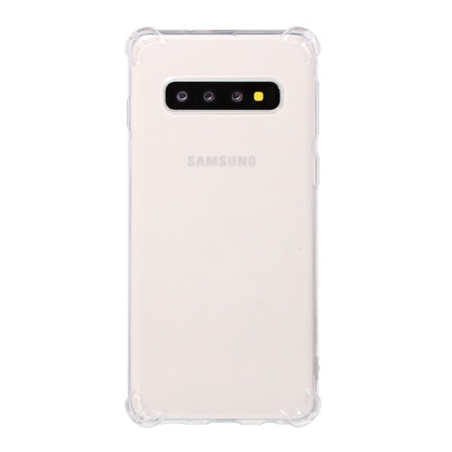 Tech-Flex TPU Støtsikkert Deksel for Samsung Galaxy S10 Gjennomsiktig