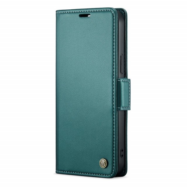 CaseMe Lommebok deksel for iPhone 15 Pro Max grønn