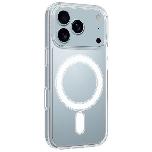 Tech-Flex TPU Deksel iPhone 17 Pro Max MagSafe Gjennomsiktig