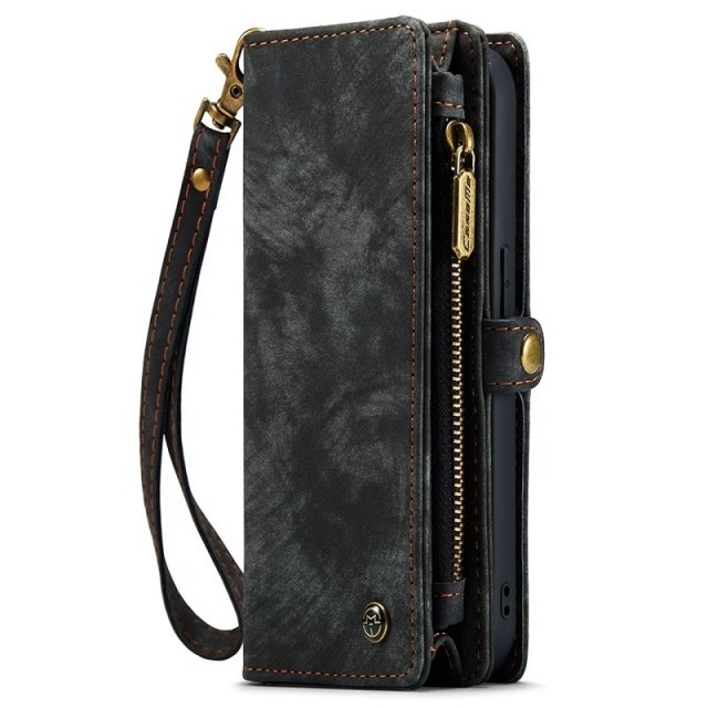CaseMe 2-i-1 Lommebok deksel iPhone 17 svart