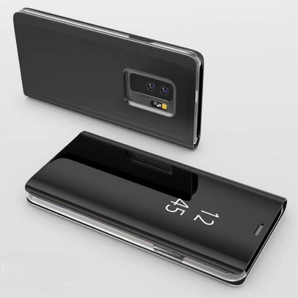 Mirror View Flip deksel Samsung Galaxy S9 Plus svart