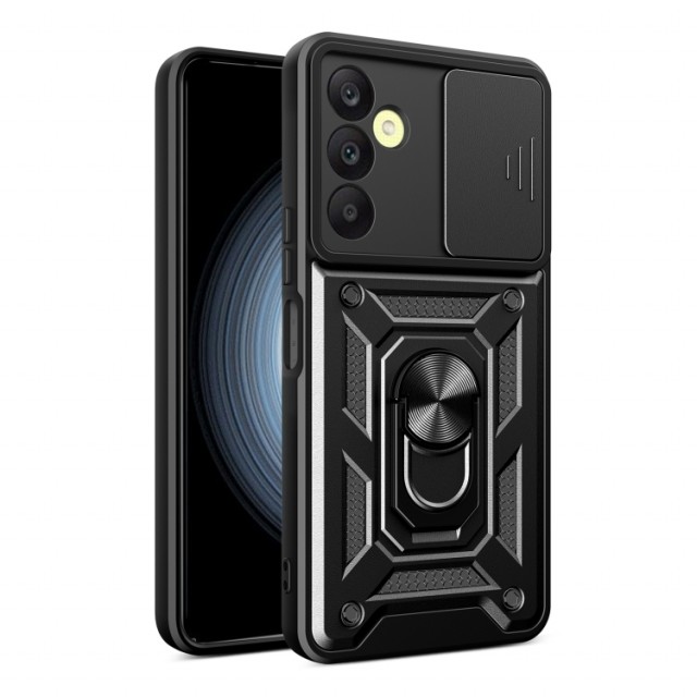 Tech-Protect TPU + PC Deksel med Ring Grep Samsung Galaxy A25 5G svart
