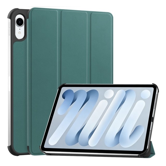 Deksel Tri-Fold Smart iPad Mini 8 (2026) grønn