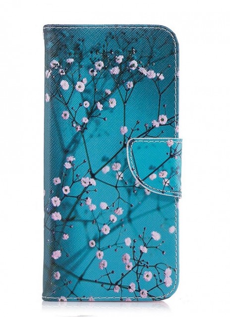 Lommebok deksel til Samsung Galaxy S9 plus - Rosa blomster