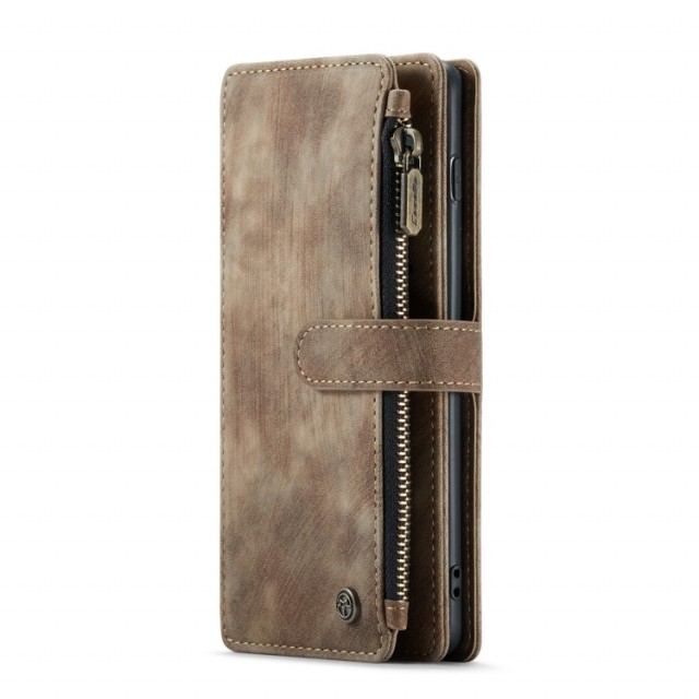 CaseMe multifunksjonell Lommebok deksel Samsung Galaxy S10 brun