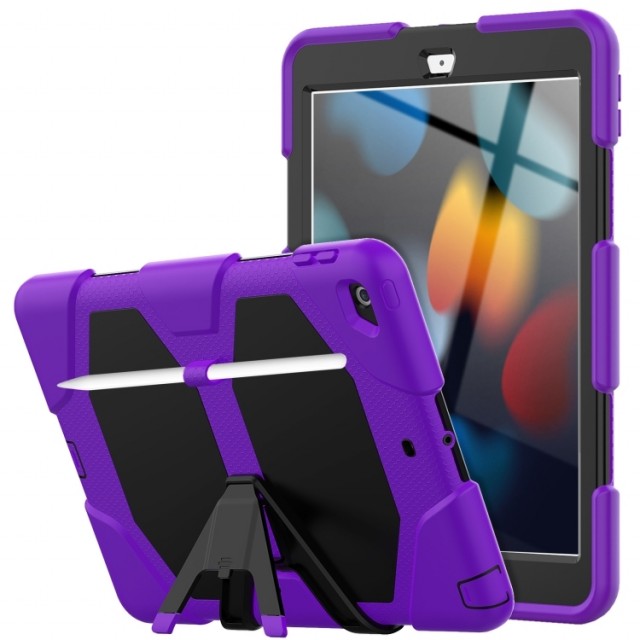TPU + PC Deksel til iPad 10.2 (2019/2020/2021) - Lilla