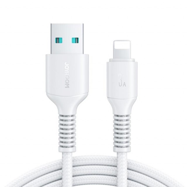 JOYROOM USB-A til 8-Pin Lightning Ladekabel 1m - hvit