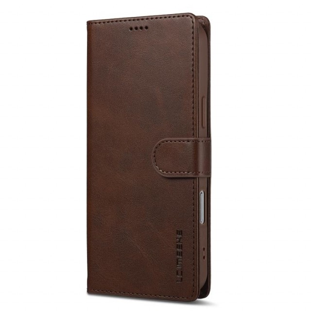 LC.IMEEKE Lommebok deksel for iPhone 18 Pro Max brun
