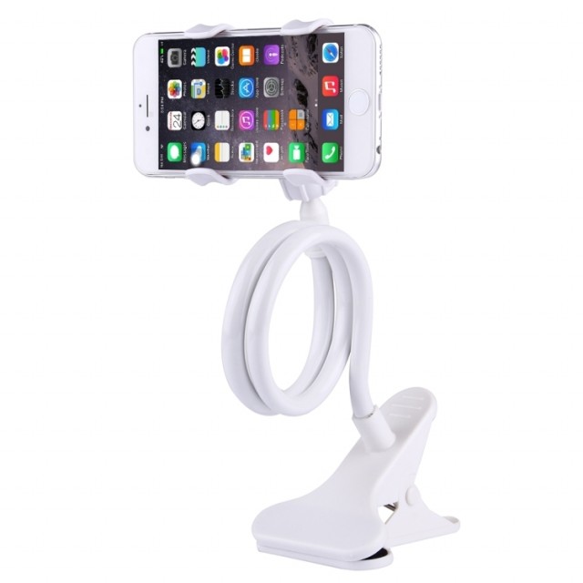 Universal Mobilholder med klips - Hvit