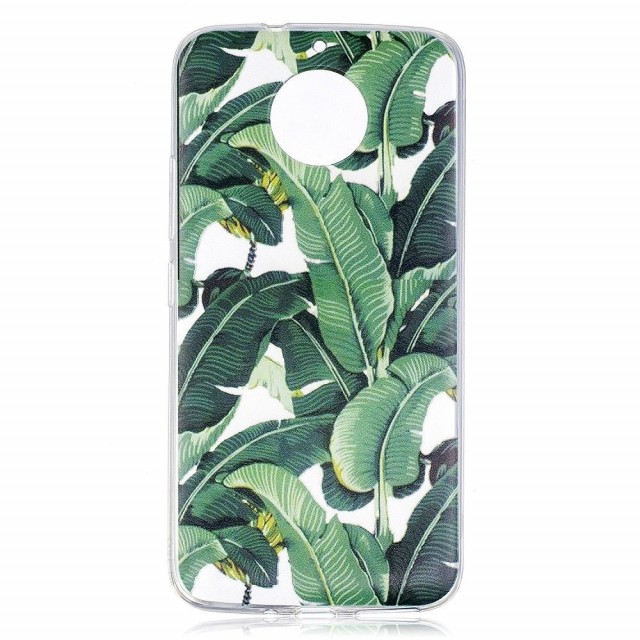 Fashion TPU Deksel Motorola Moto G5S - Plants