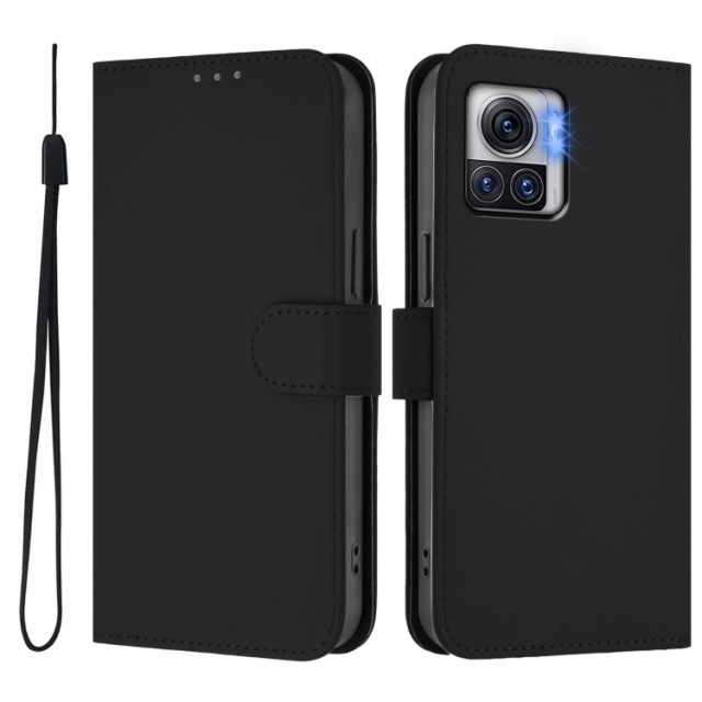 Lommebok deksel for Motorola Edge 30 Ultra svart