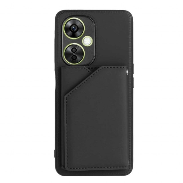 Tech-Flex TPU Deksel med PU-lær med kortlomme OnePlus Nord CE 3 Lite 5G svart