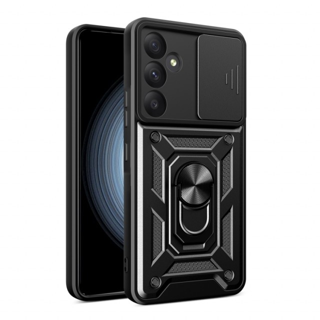 Tech-Protect TPU + PC Deksel med Ring Grep Samsung Galaxy A35 5G svart