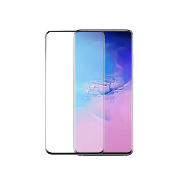 Herdet glass 3D Buet skjermbeskytter heldekkende Galaxy S20 Ultra svart kant