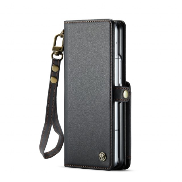 CaseMe Deksel med kortlomme Samsung Galaxy Z Fold 7 5G svart