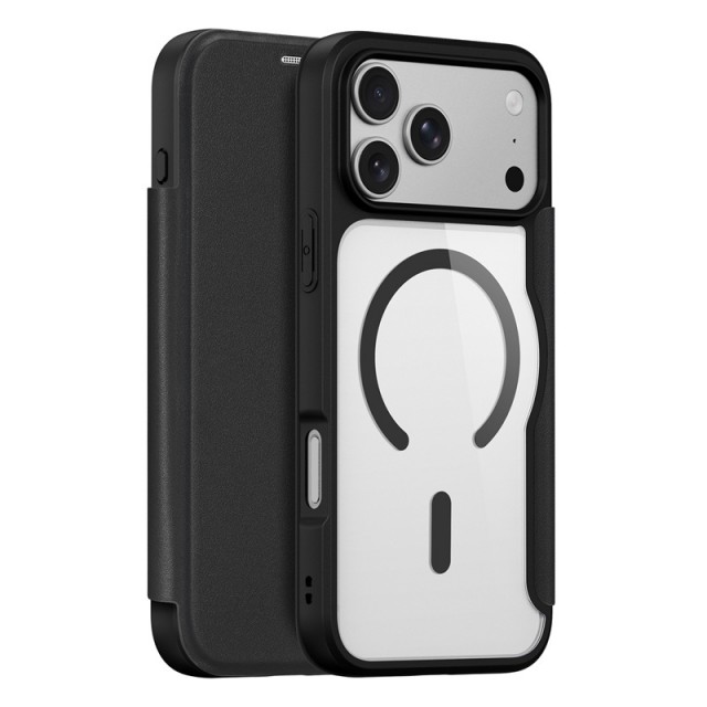DUX DUCIS Skin X Pro Flip deksel iPhone 18 Pro Max MagSafe Svart
