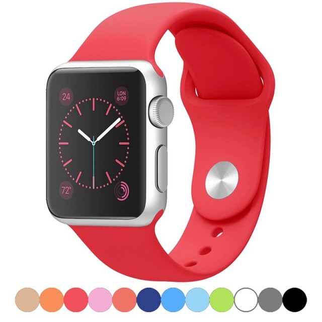 Sportsreim for Apple Watch Serie 1/2/3/4/5/6/SE/7/8/9/SE/ultra 42/44/45/49 mm flere farger