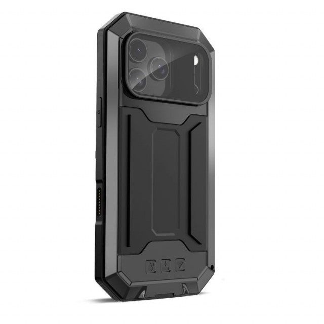 R-JUST Hybrid-deksel med 360° beskyttelse iPhone 17 Pro Max - Svart