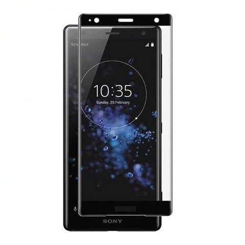 Lux Herdet Glass skjermbeskytter heldekkende Xperia XZ2 Premium svart kant