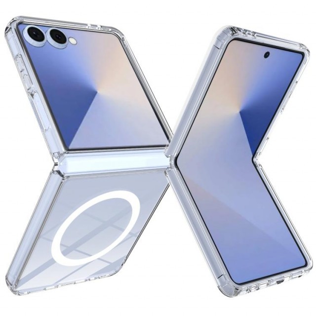 Tech-Flex TPU Deksel for Samsung Galaxy Z Flip 7 5G MagSafe Gjennomsiktig