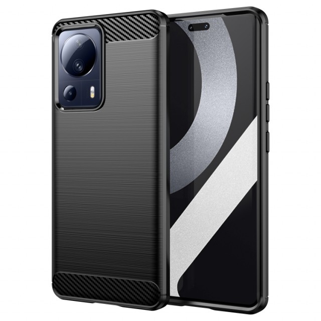 Tech-Flex TPU Deksel Carbon Xiaomi 13 Lite 5G svart