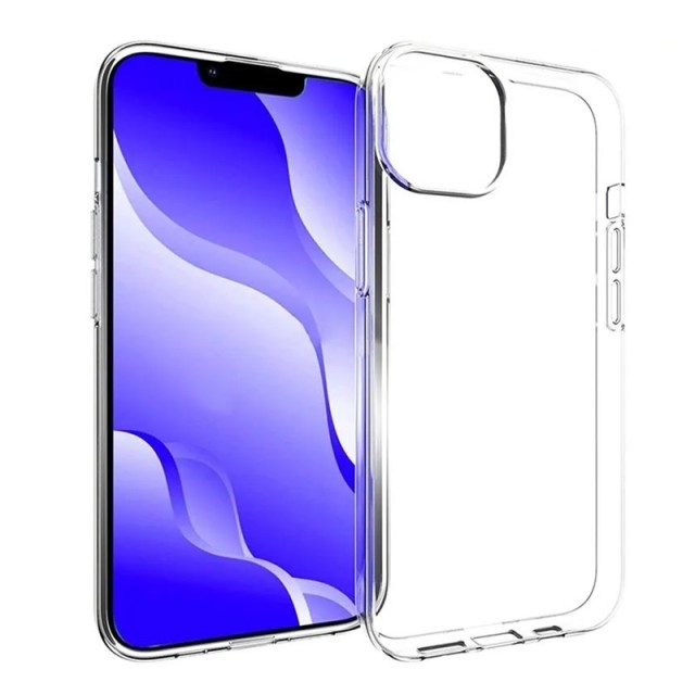 Tech-Flex TPU Deksel for iPhone 14 Gjennomsiktig