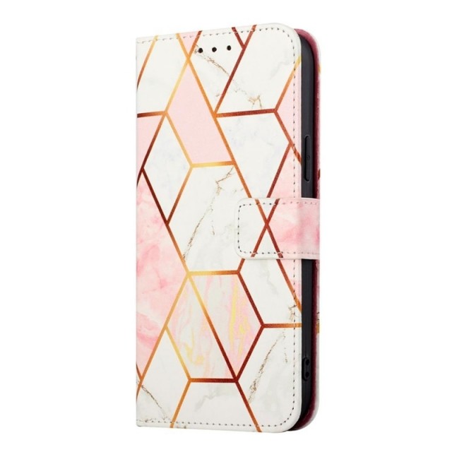 Lommebok deksel for Motorola Edge 50 Fusion 5G - Marmor mønster