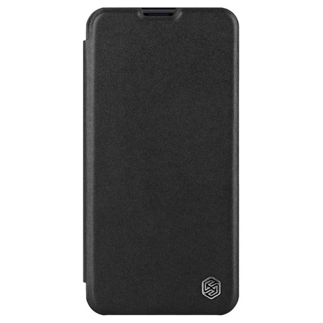 Nillkin Qin Pro flip deksel Camshield for iPhone 14 Plus svart