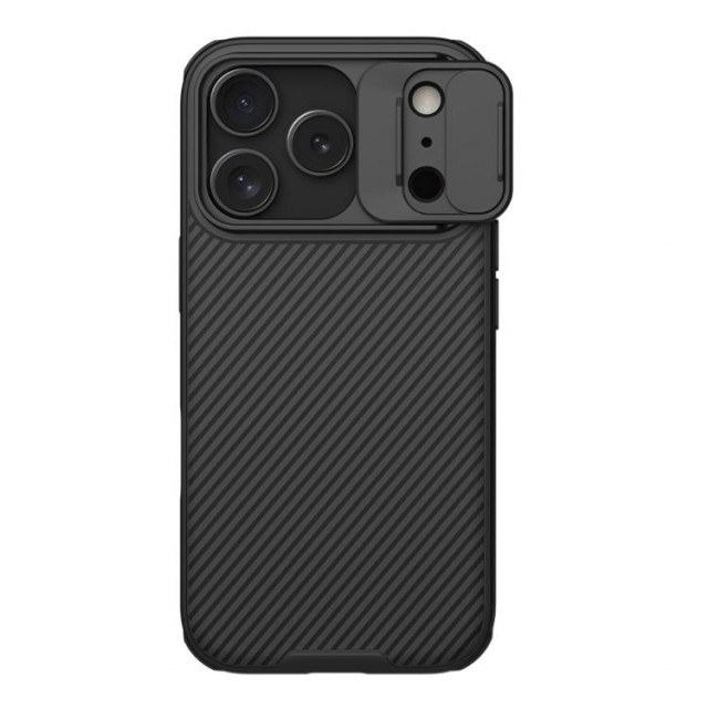 Nillkin CamShield Pro deksel for iPhone 17 Pro svart
