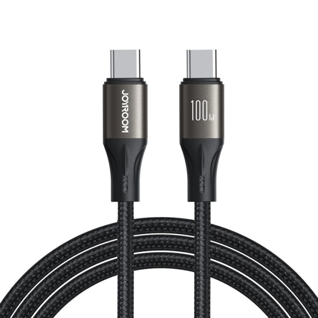 JOYROOM USB-C til USB-C 100W Ladekabel 1.2m - Svart