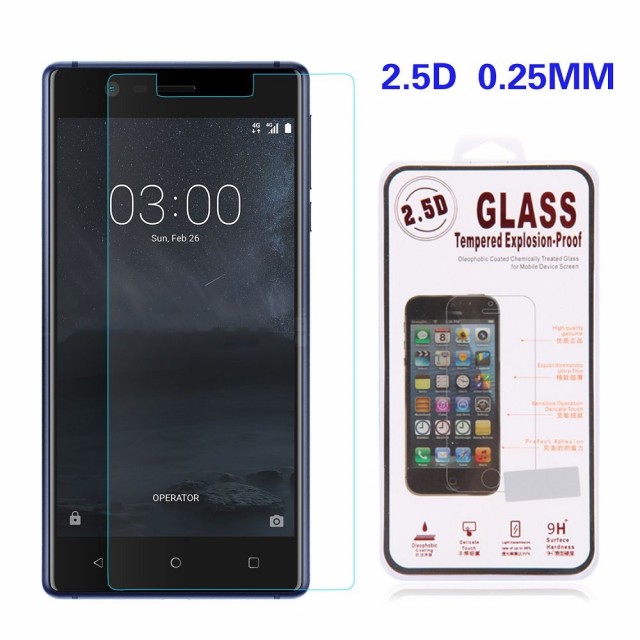 Herdet glass skjermbeskytter Nokia 3