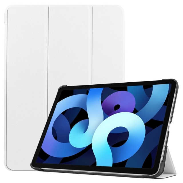 Deksel Tri-Fold Smart til iPad Air 4/5/6 (2020/2022/2024/2025) hvit