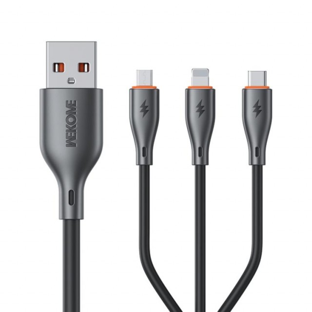 WEKOME 3 i 1 Multi Kabel Lightning / Micro USB / Type-C 