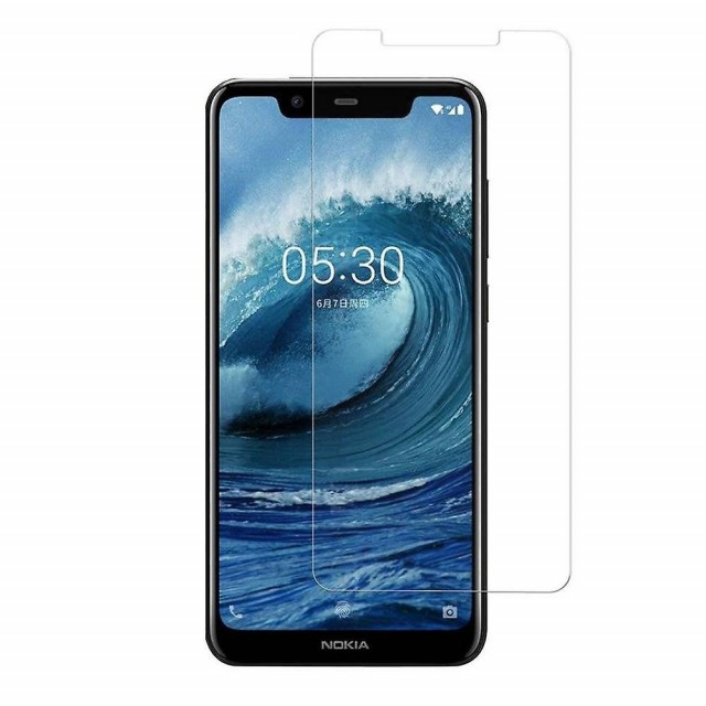 Herdet Glass skjermbeskytte Nokia 5.1 Plus (2018) svart kant