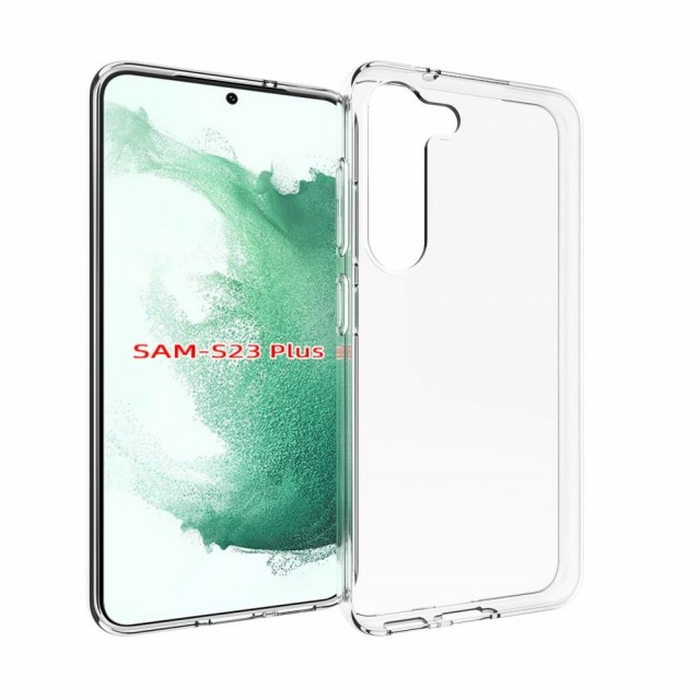 Tech-Flex TPU Deksel for Samsung Galaxy S23+ plus 5G Gjennomsiktig