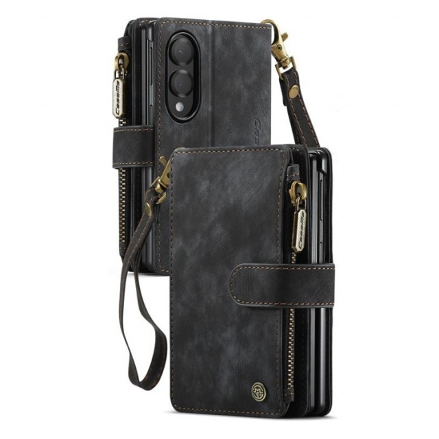 CaseMe multifunksjonell Lommebok deksel Samsung Galaxy Z Fold 8 5G svart