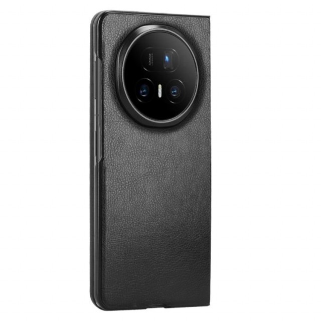 Tech-Flex Deksel med lær Honor Magic V5 5G svart