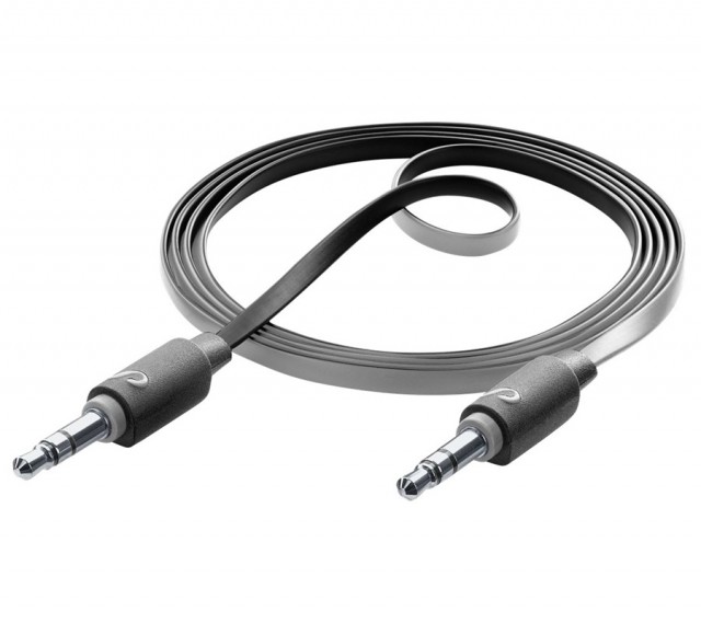 CellularLine Aux Lydkabel 3.5mm 1m svart