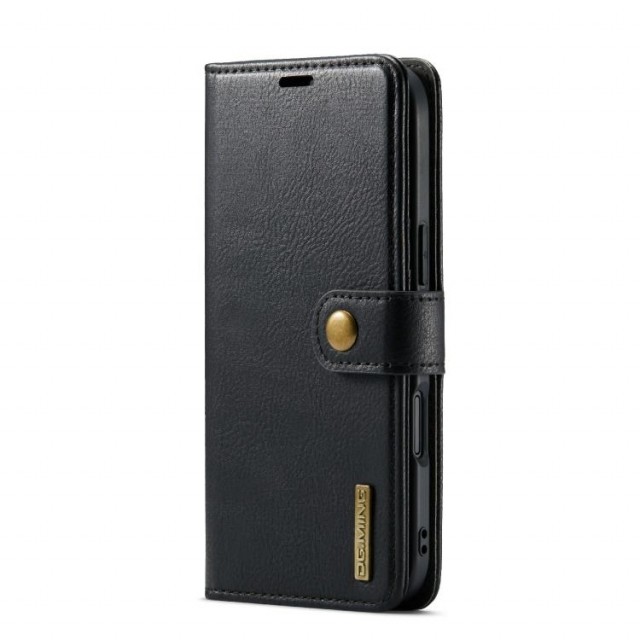 DG.Ming 2-i-1 Lommebok-deksel I Lær iPhone 17 Air svart