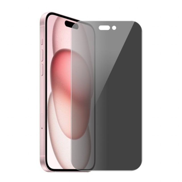 Enkay Hat-Prince Herdet Glass Privacy skjermbeskytter iPhone 15