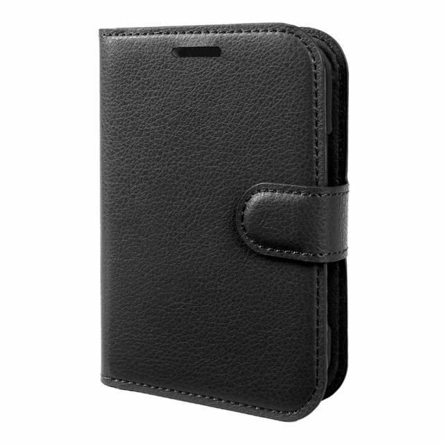 Lommebok deksel for iPhone Fold svart