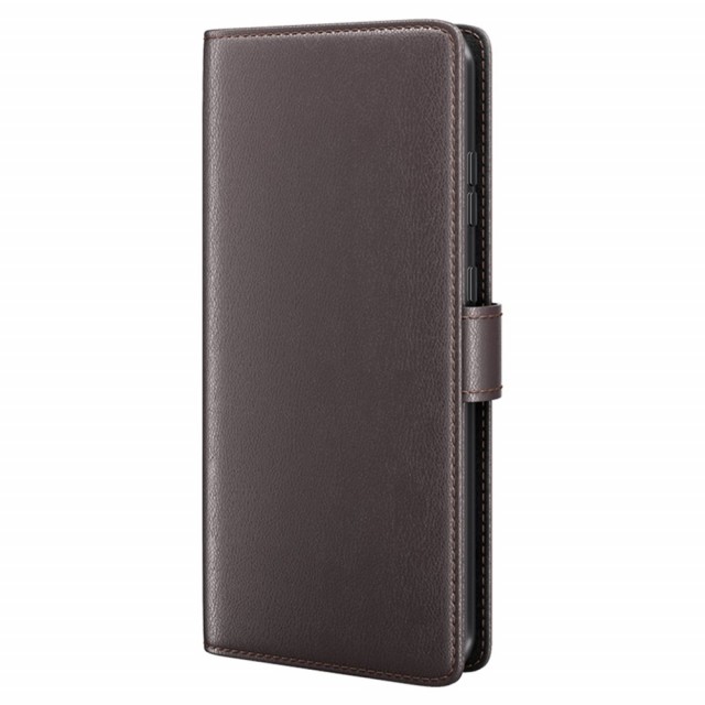 Lommebok deksel Premium for iPhone 16 Pro brun