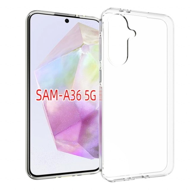 Tech-Flex TPU Deksel for Samsung Galaxy A36 5G Gjennomsiktig
