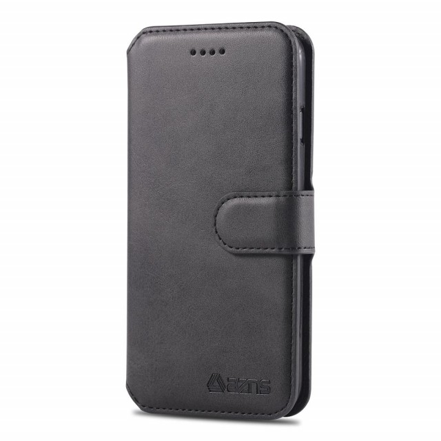 Azns Lommebok deksel for iPhone 6/6S/7/8/SE (2020/2022) svart