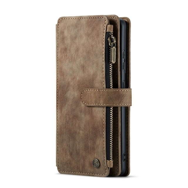 CaseMe multifunksjonell Lommebok deksel Samsung Galaxy S20 FE brun