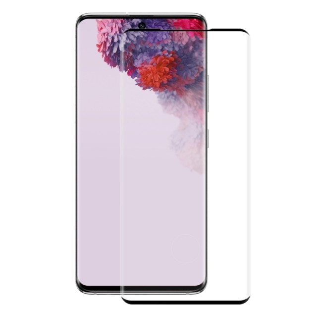 Enkay Hat-Prince Buet herdet Glass skjermbeskytter Galaxy S20 svart kant
