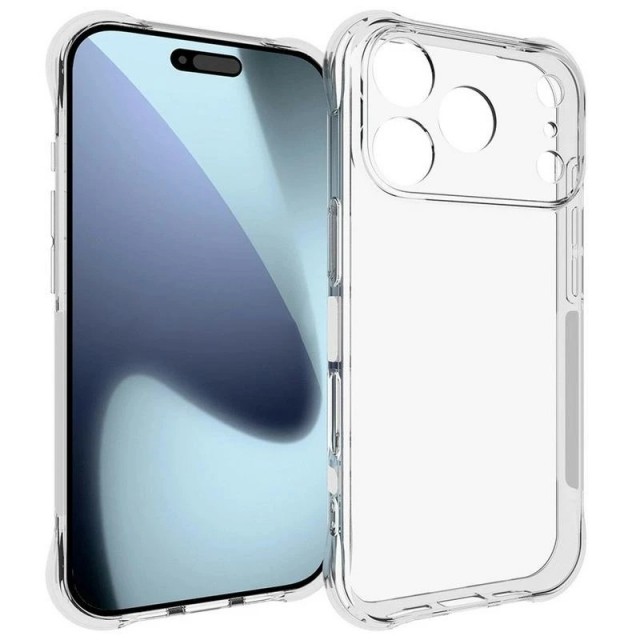 Tech-Flex TPU Støtsikkert Deksel iPhone 17 pro Gjennomsiktig